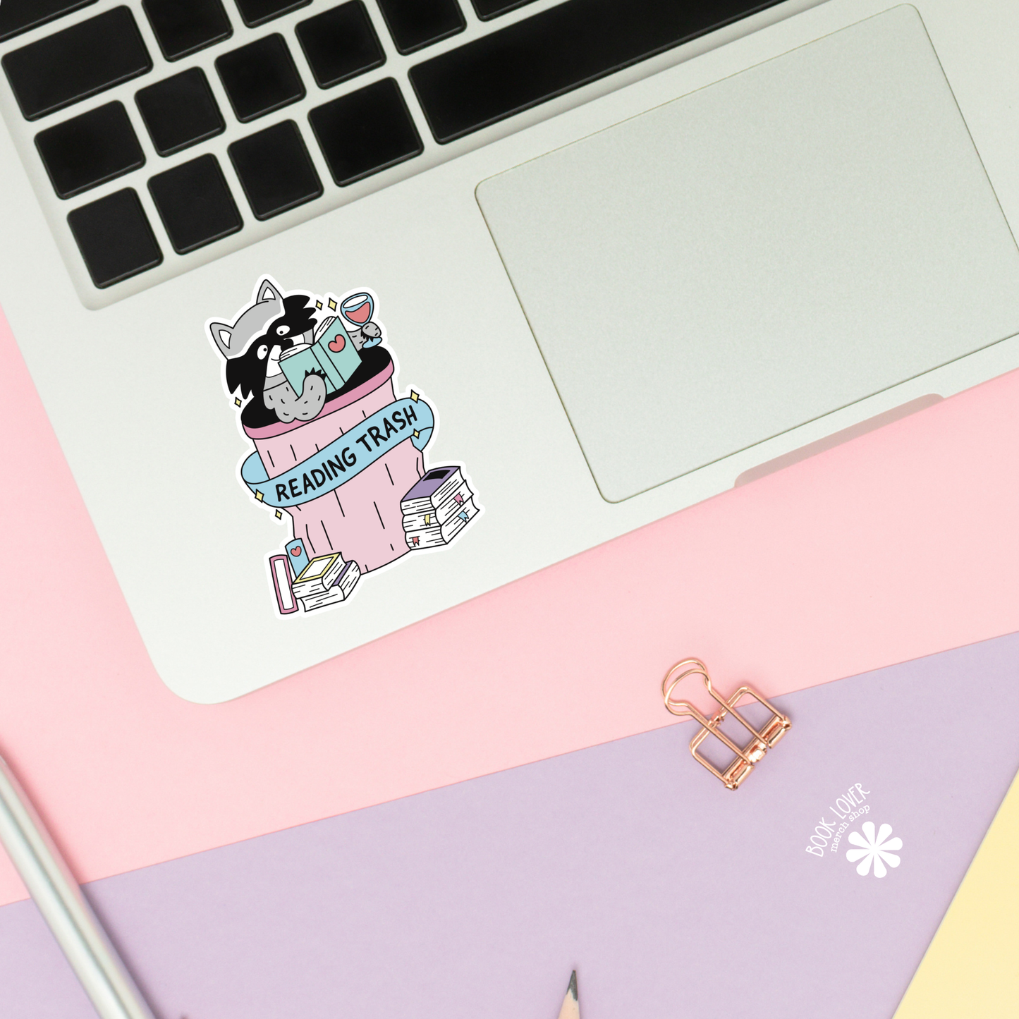 Reading Trash Stickers