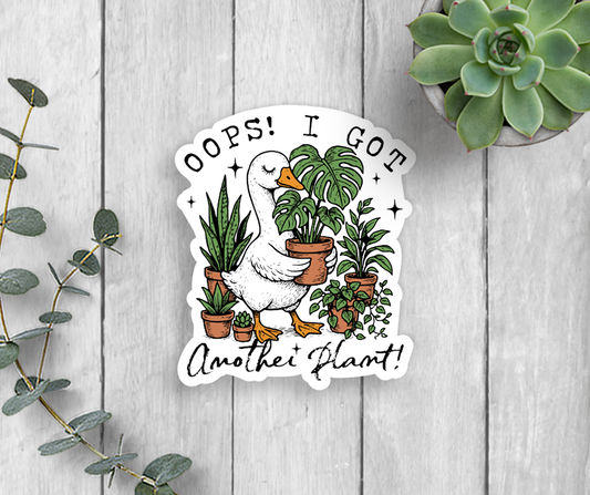 Oops! Another Plant Vinyl Sticker
