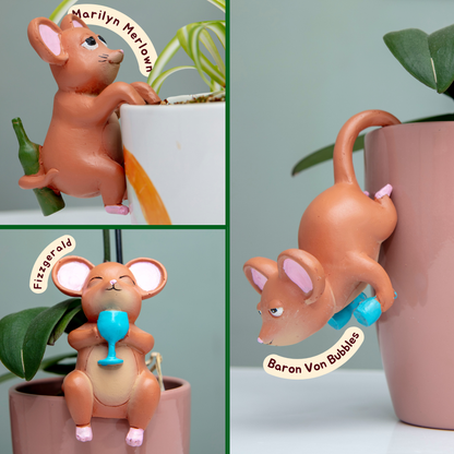 Tipsy Tails Plant Pot Hangers - Houseplant Accessories
