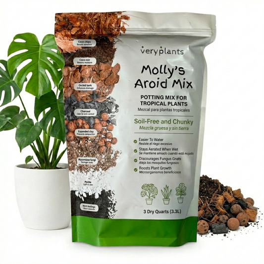 Molly's Aroid & Houseplant Soil Mix - 3 dry quarts