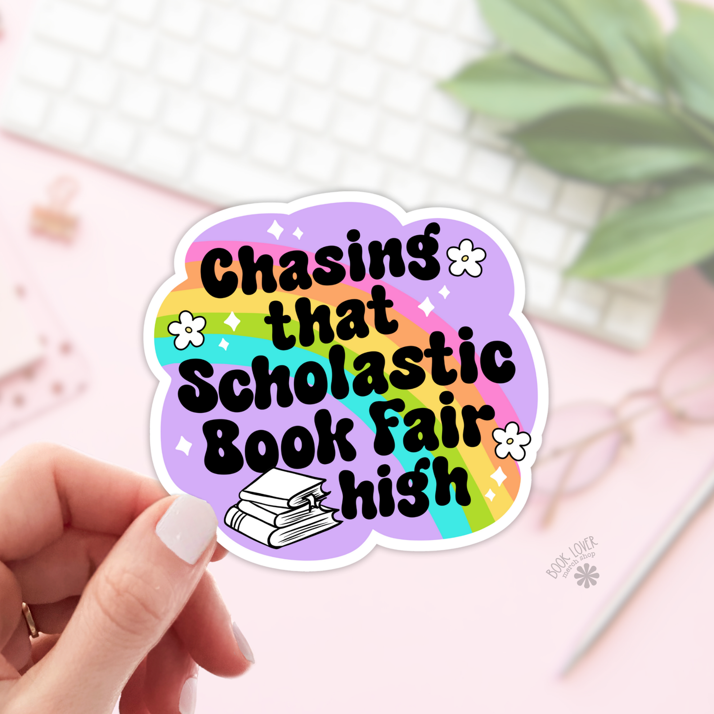 Chasing That Scholastic Book Fair High Stickers