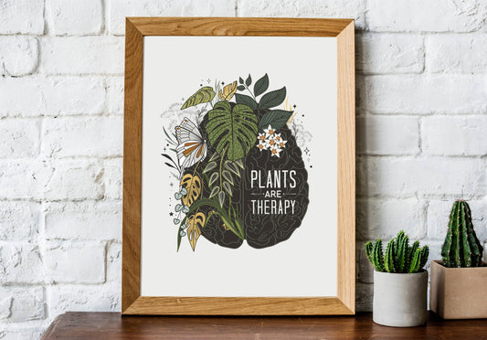 ART PRINT | Plants are Therapy