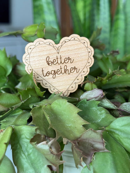 Valentines Day Hearts Plant Stakes