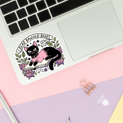 I Read Banned Books Stickers