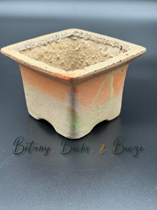 Square orange and green