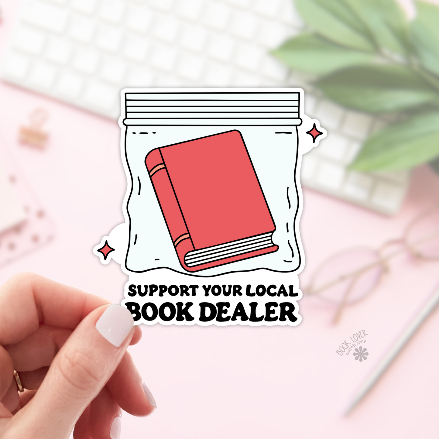 Support Your Local Book Dealer Stickers