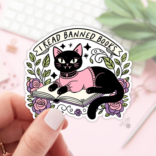 I Read Banned Books Stickers
