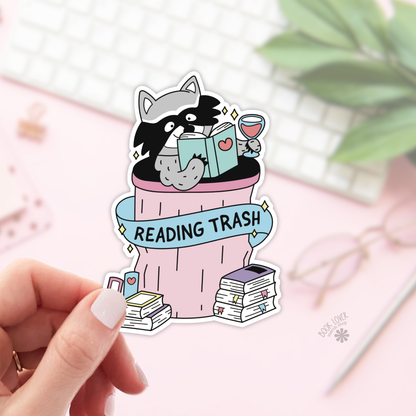 Reading Trash Stickers