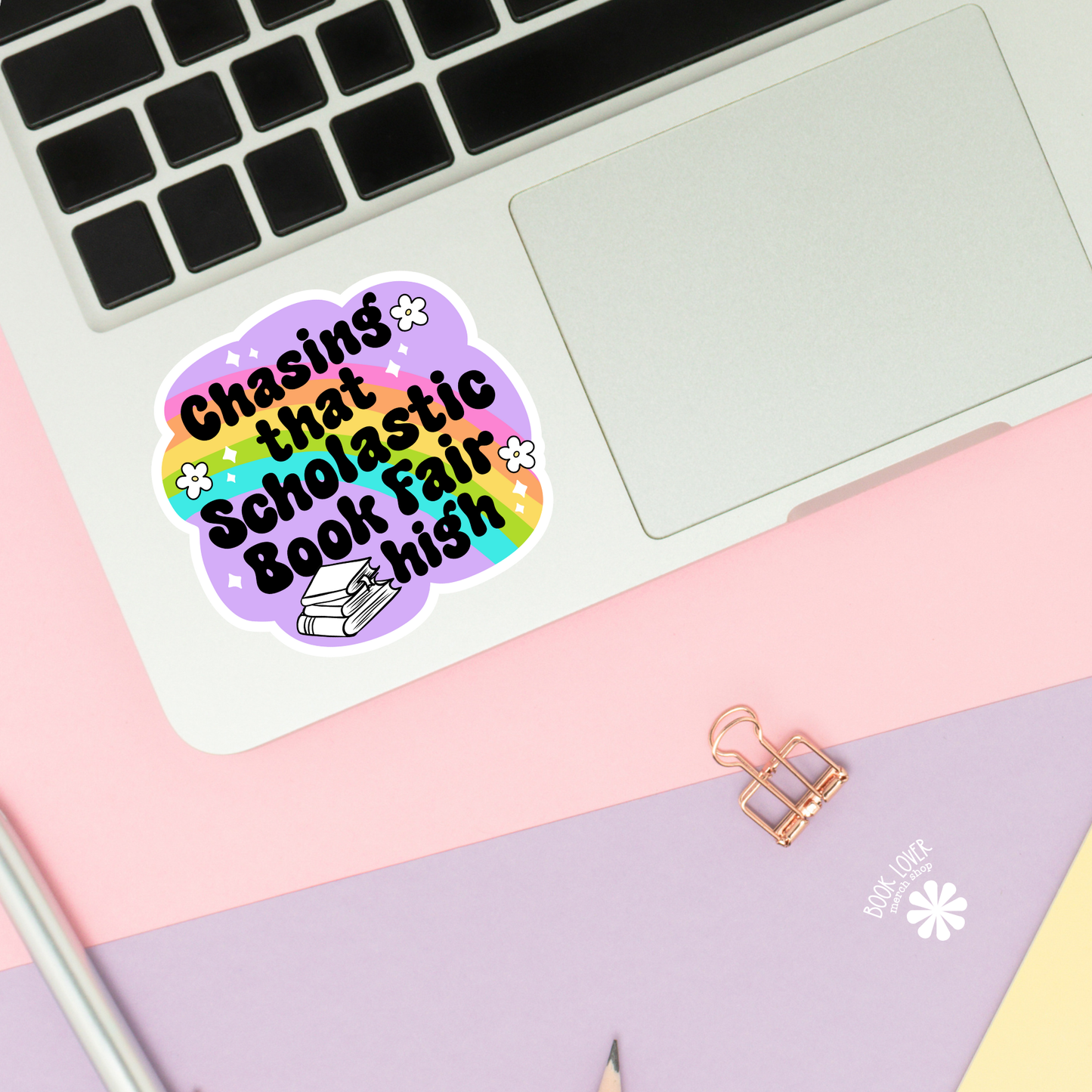 Chasing That Scholastic Book Fair High Stickers