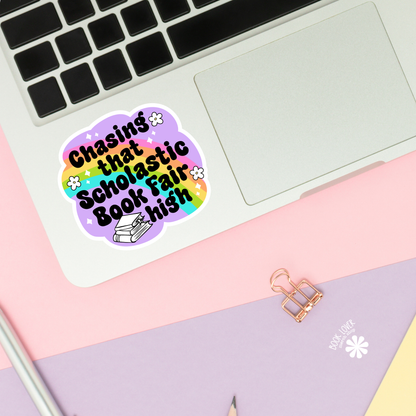 Chasing That Scholastic Book Fair High Stickers