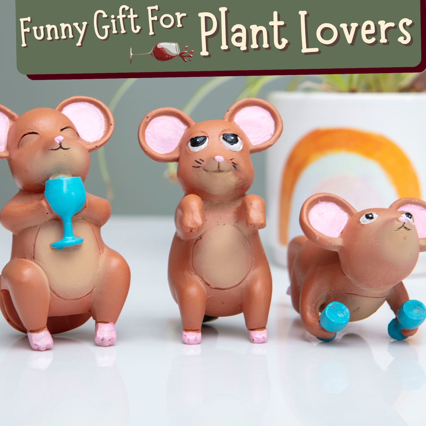 Tipsy Tails Plant Pot Hangers - Houseplant Accessories